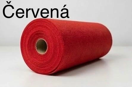 Filc/plsť - červená