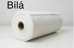 Filc/plsť - bílá